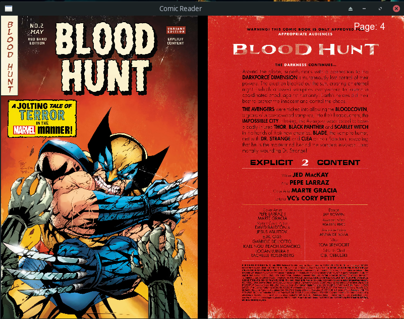 Comic Book Reader