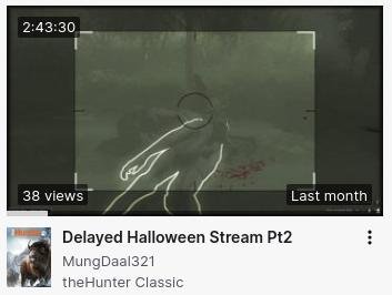 Halloween Stream theHunter Classic